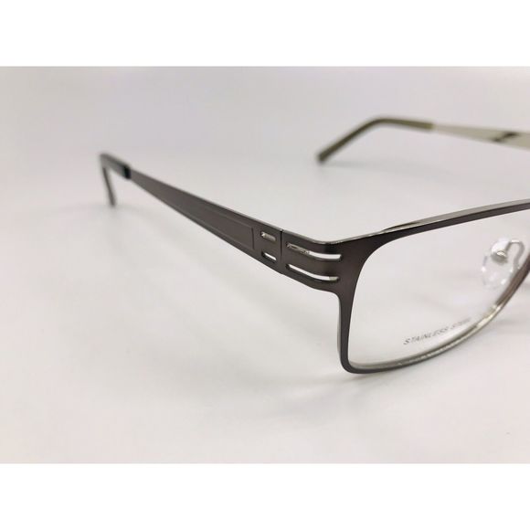New Wide Guyz Pewter BOSS Eyeglasses 58mm for The Stylish Large Man - Picture 5 of 12